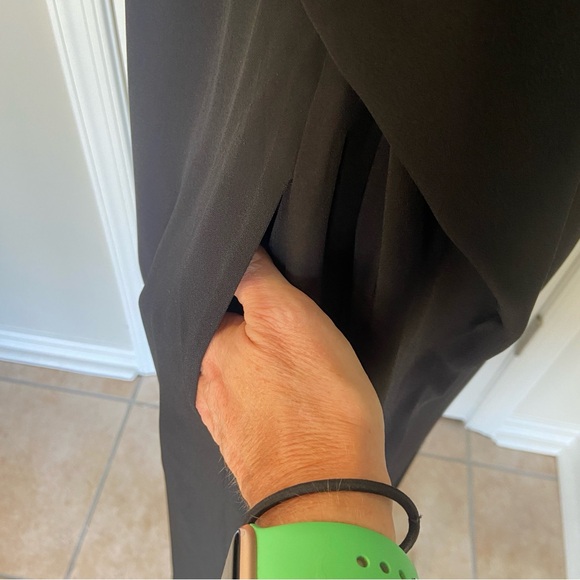 La Ligne Square Neckline Midi Length Black Tent Dress Size Small - Picture 9 of 16